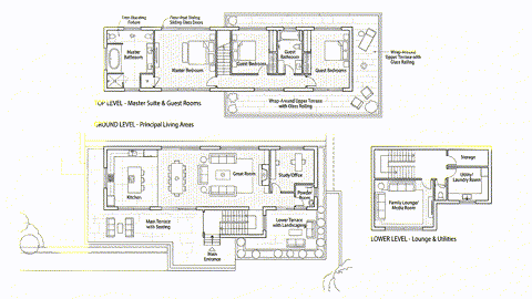 3D Animated Mansion Construction